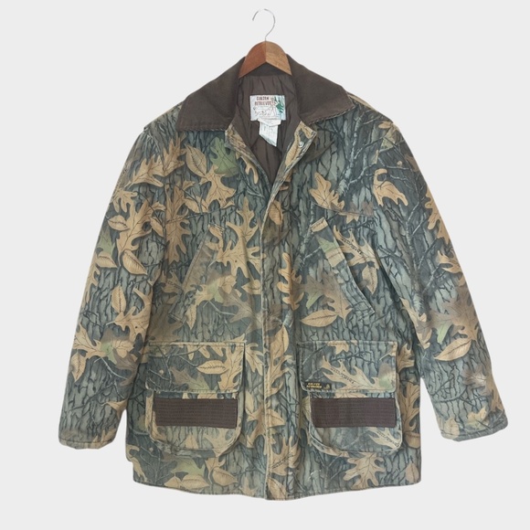Golden Retriever Other - Vintage Golden Retriever Golden Bry Sportswear Trail Cover Camo Hunting Jacket